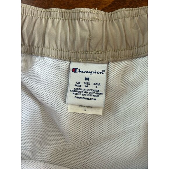 Champion Mens Palm Beach Swim Shorts Mesh Lined NWT Sz M Tan Pockets - Picture 5 of 9